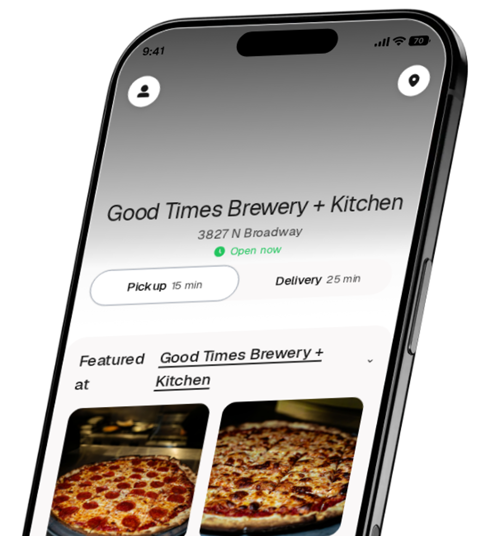 Good Times Brewery + Kitchen app preview