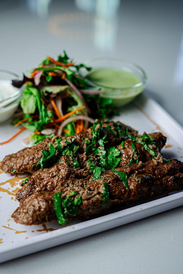 House Spiced Seekh Kababs..