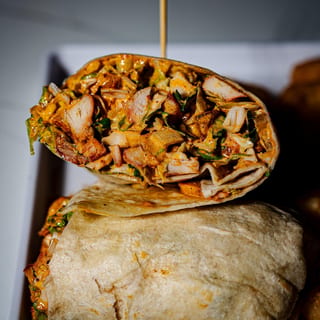 Tandoori Chicken Wrap.