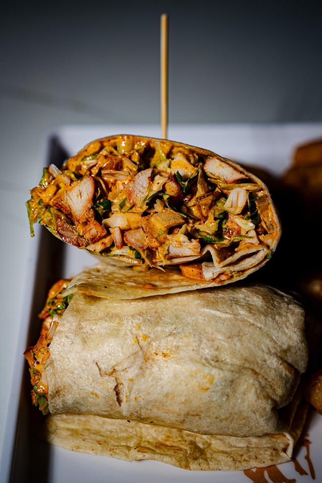 Tandoori Chicken Wrap..