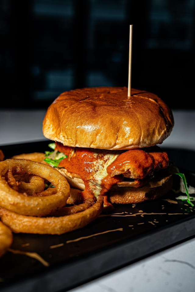 Crispy Tikkaville Sandwich..
